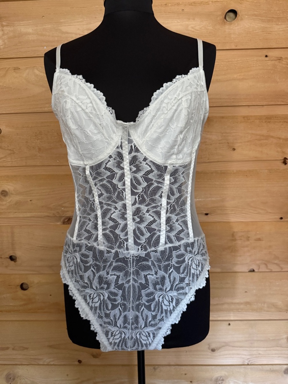 White Lace Bodysuit Lingerie - Women Intimates XXL
